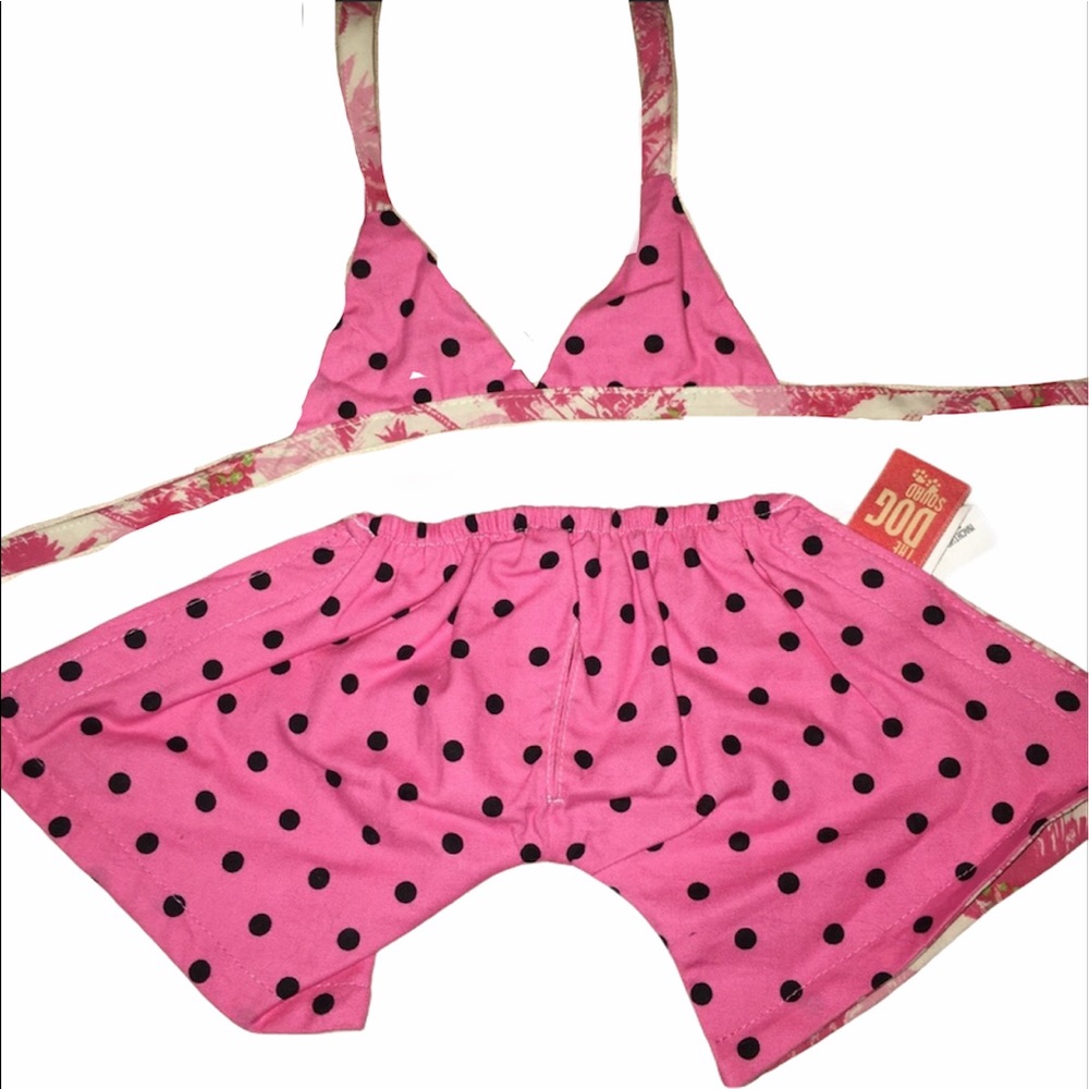 Pet Dog Animal Bikini Reversible Bathing Small New